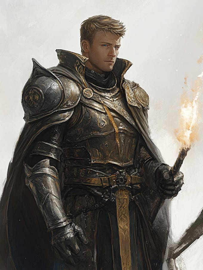 create fantasy dnd character or dnd character design