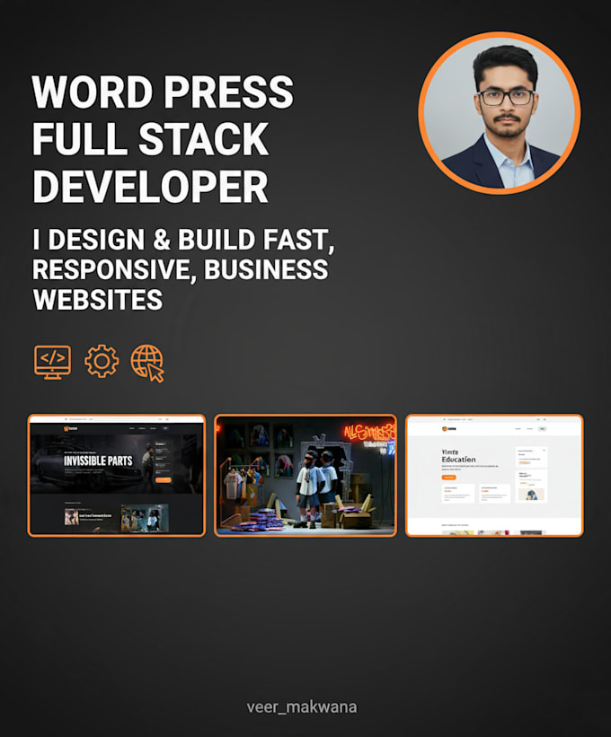develop a fast, modern wordpress website with premium design