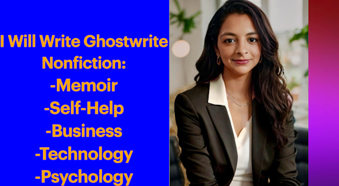 ghostwrite your memoir or nonfiction book