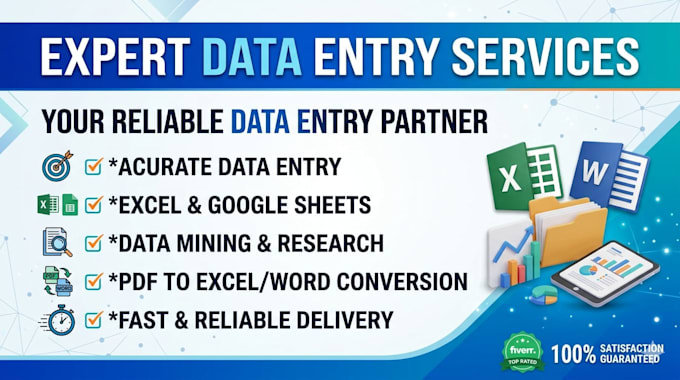 do professional data entry work