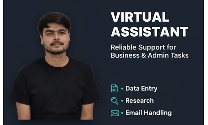 Be your virtual assistant for data entry, web research and admin tasks ...