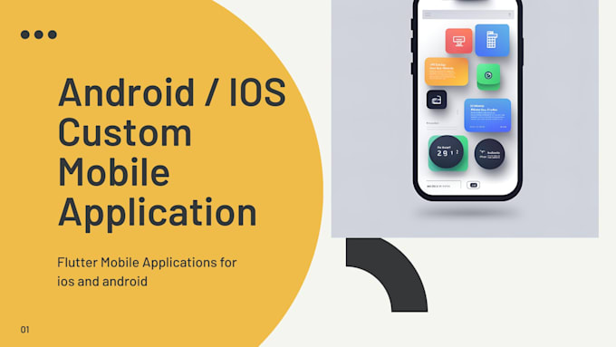 build mobile app for android and ios using flutter