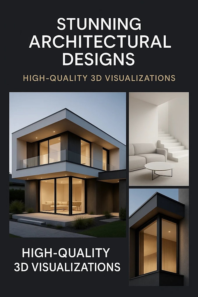 create stunning architectural designs and high quality 3d visualizations