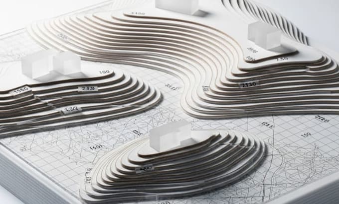 do site contours and elevation maps for architecture