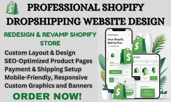 design shopify wix website store redesign shopify ecommerce dropshipping store