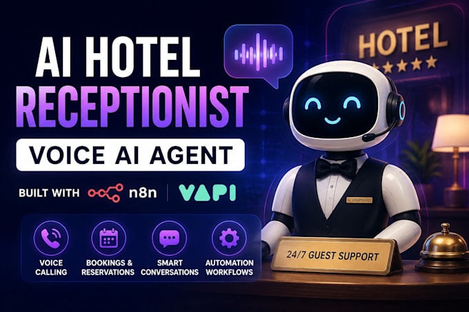 build an ai hotel receptionist with vapi and n8n