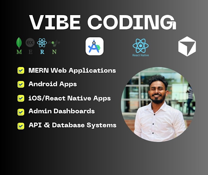 create mern, android, and react native applications