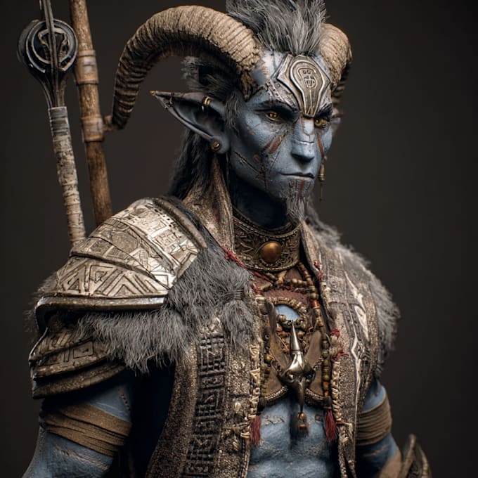 design a fantasy character for you
