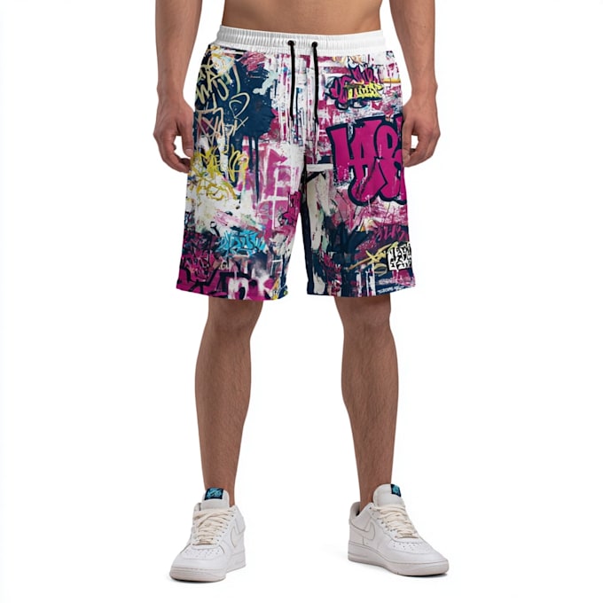 create streetwear shorts design