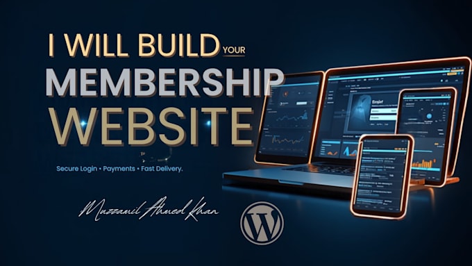 develop membership website or subscription website on wordpress