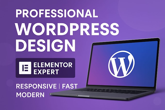 Design a professional wordpress website using elementor by Pujza5 Fiverr