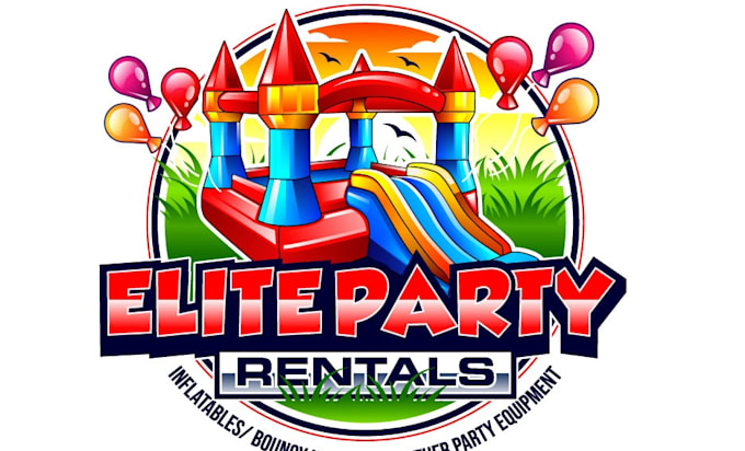 create a modern and creative logo for events and parties