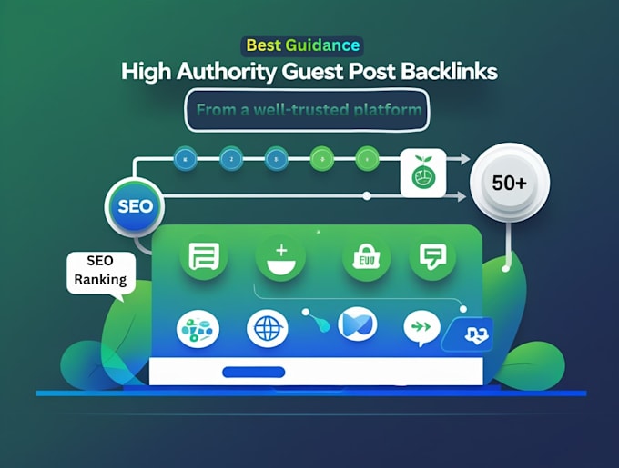 create 50 more guest post for strong SEO backlinks