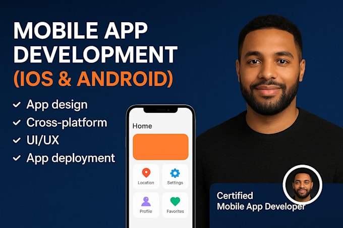 Develop custom mobile app for android and ios by Namcyanellesess | Fiverr