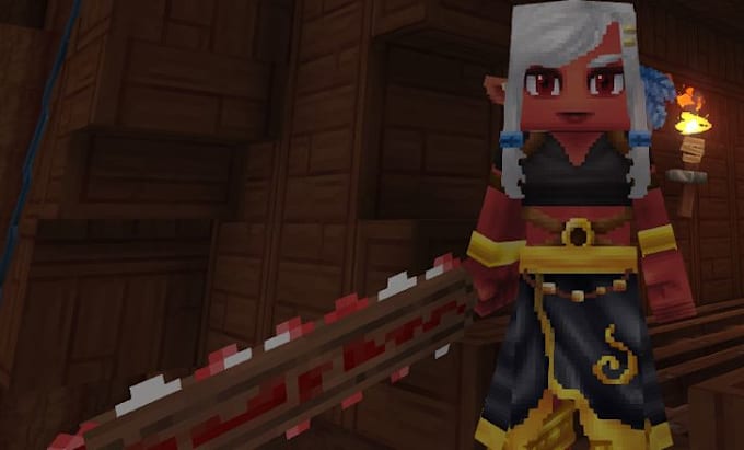 create custom hytale 3d models mc model with texture and animation in blockbench