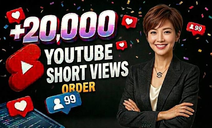 provide organic youtube shorts 20,000 views