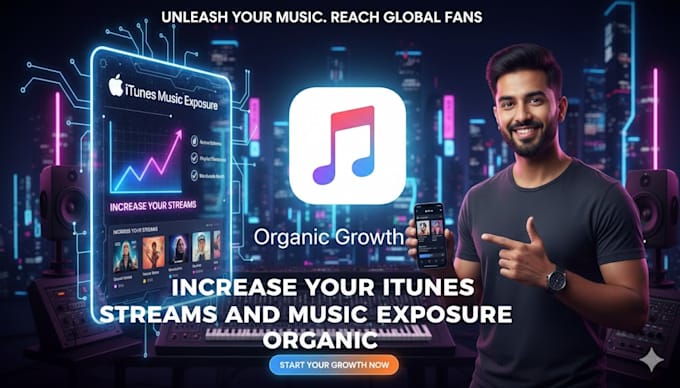 increase your itunes streams and music exposure organic