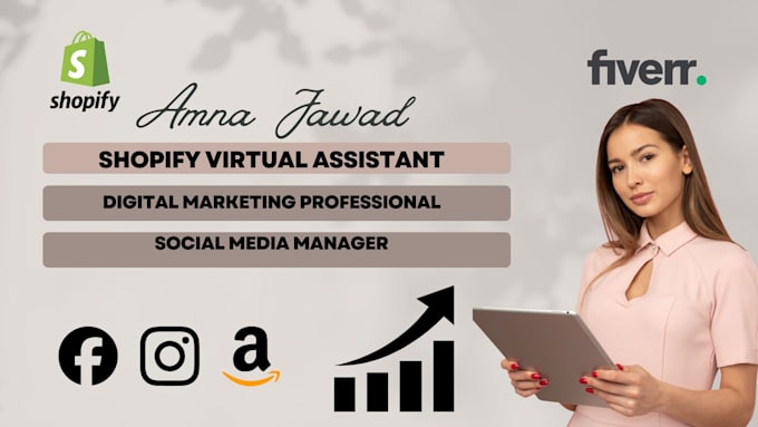 be your shopify virtual assistant or shopify store manager