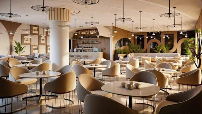 3d restaurant interior,wine bar,layout flow,decor,cgi exterior,ashlav render