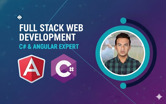 do full stack web application using dot net core and angular
