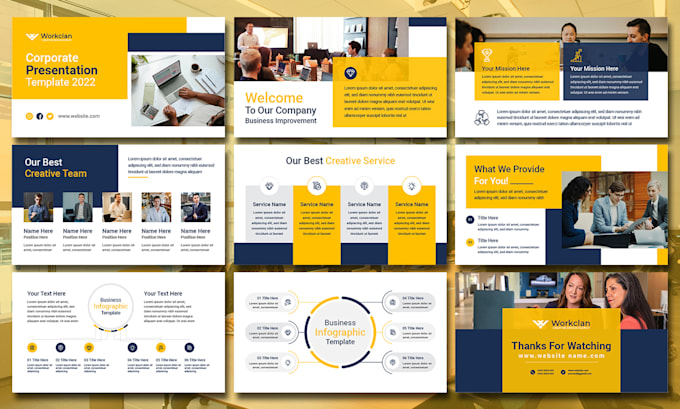 design powerpoint presentation slides with animations and video