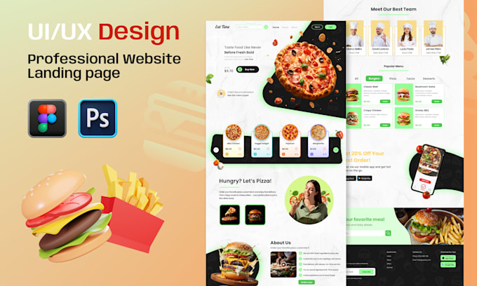 Design professional website, landing page ui ux in figma by Abdulrhman ...