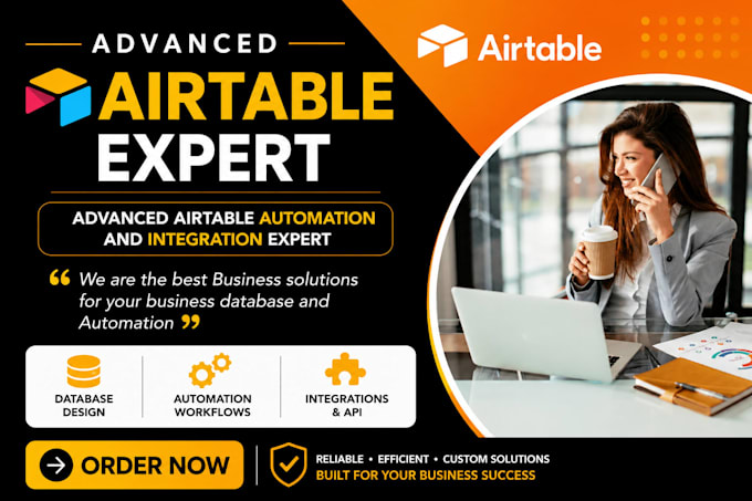 setup airtable, airtable database, airtable automation, as an airtable expert