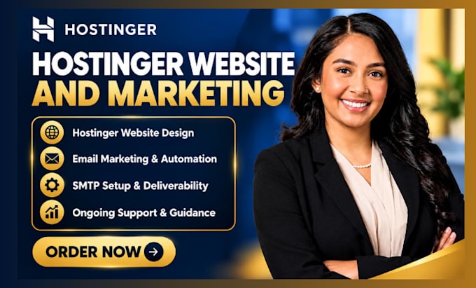 hostinger email marketing reach automation hostinger website design SMTP setup