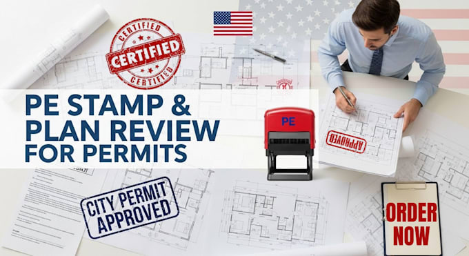 Pe stamp, review, and revit autocad 2d drawings in usa city permit 2d ...