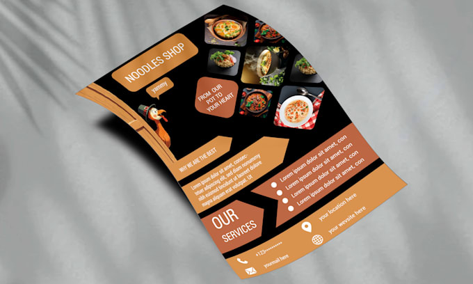 create a professional, attractive flyer design for you