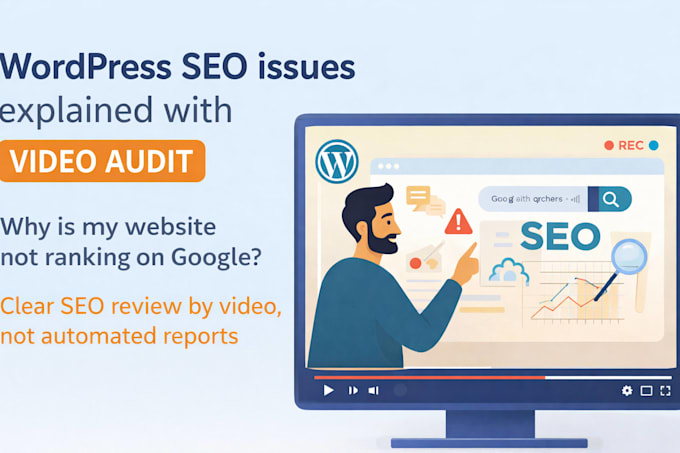 explain why your wordpress site is not ranking SEO video audit