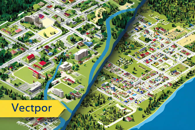 create a custom vector map for your business location in illustrator