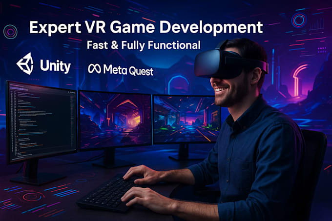 do vr game development, unity vr games, meta quest and 3d vr experiences
