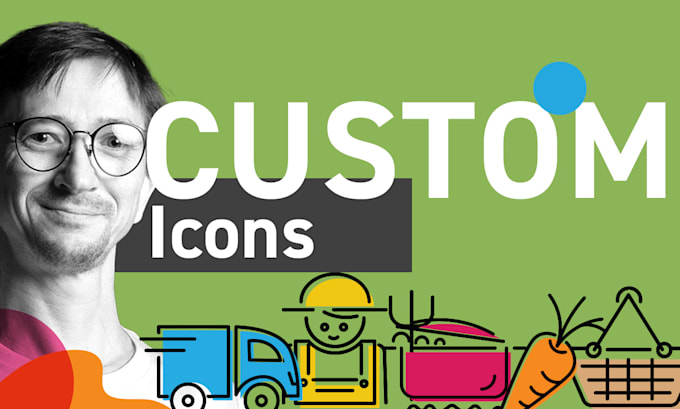 draw custom line or flat icons