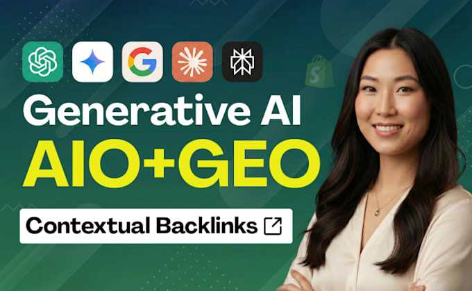 create GEO contextual backlinks for monthly, off page SEO and aio link building