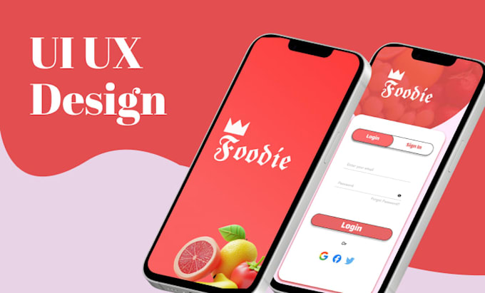ui UX design, mobile app or website ui ux design