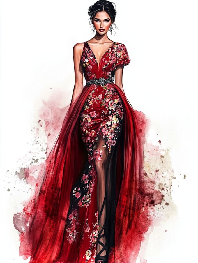 Do fashion illustration for your designs by Maximlianomars | Fiverr