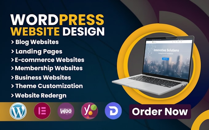 create a wordpress website design and wordpress website development