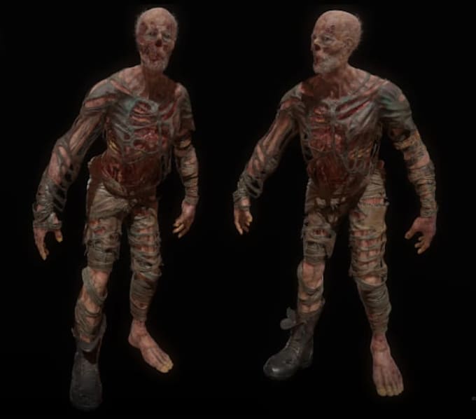 3d monster creatures 3d realistic character model alien for 3d game or printing