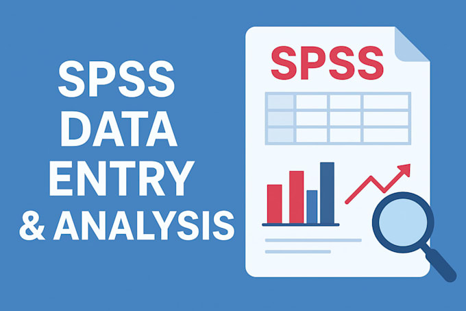 do spss data entry, cleaning, and analysis for your research
