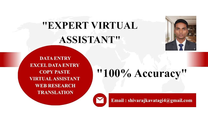 do perfect excel data entry ,copy paste and web research