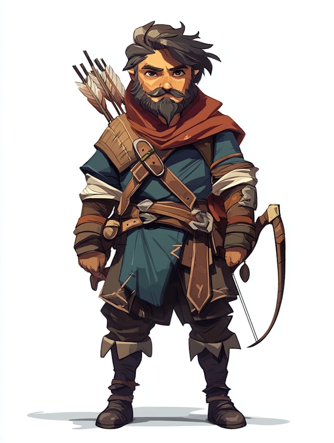 draw 2d game character