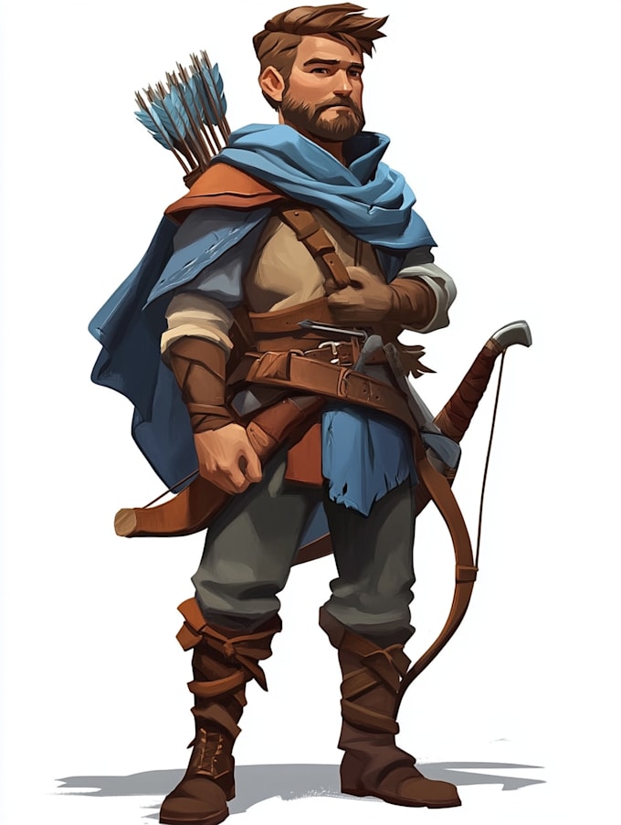 draw 2d game character or 2d game