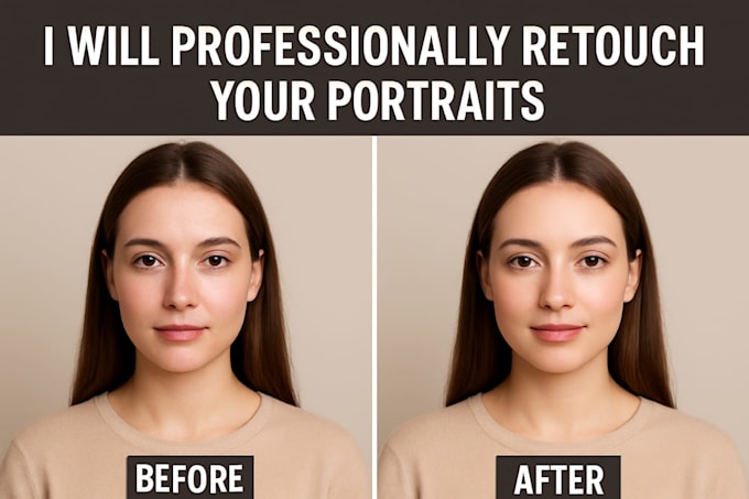 professionally retouch your portraits