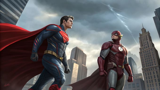 draw a character or superhero for you