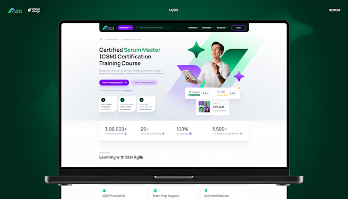 design modern UI UX for your website or mobile app