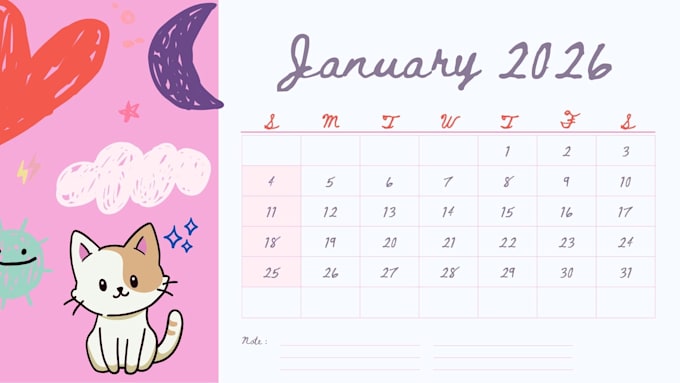 design custom theme based calendars for any occasion