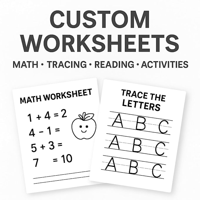 create worksheets, printables, PDF editing, and fun educational activities