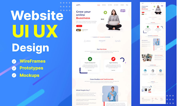 Do modern ui ux design for website, mobile app or dashboard in figma by ...