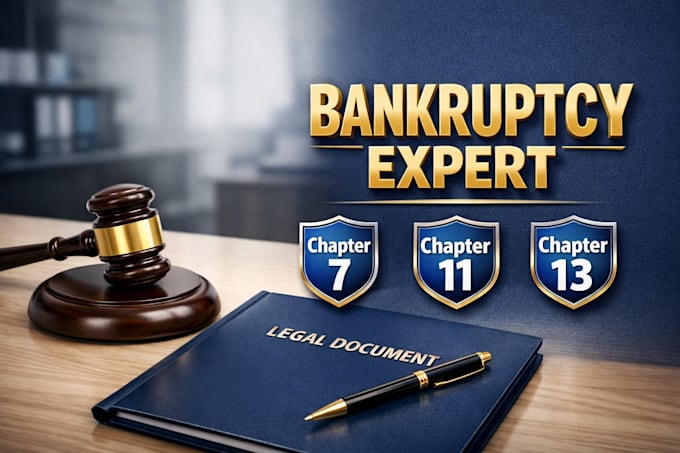 be your bankruptcy lawyer for chapter 13, chapter 7 and 11